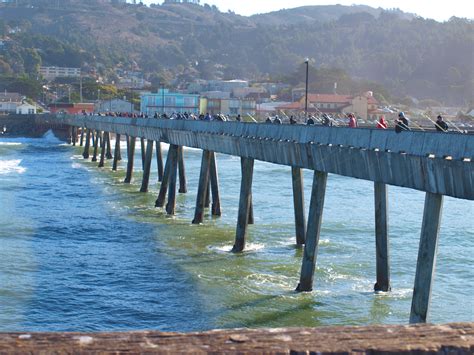 Pier Fishing in California .